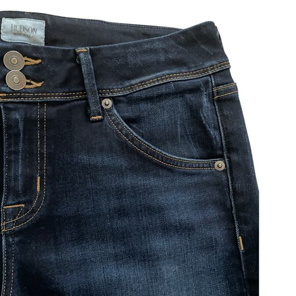 Hudson Beth Midrise Baby Boot Jeans Dark Rinse Size 31 - Picture 5 of 12